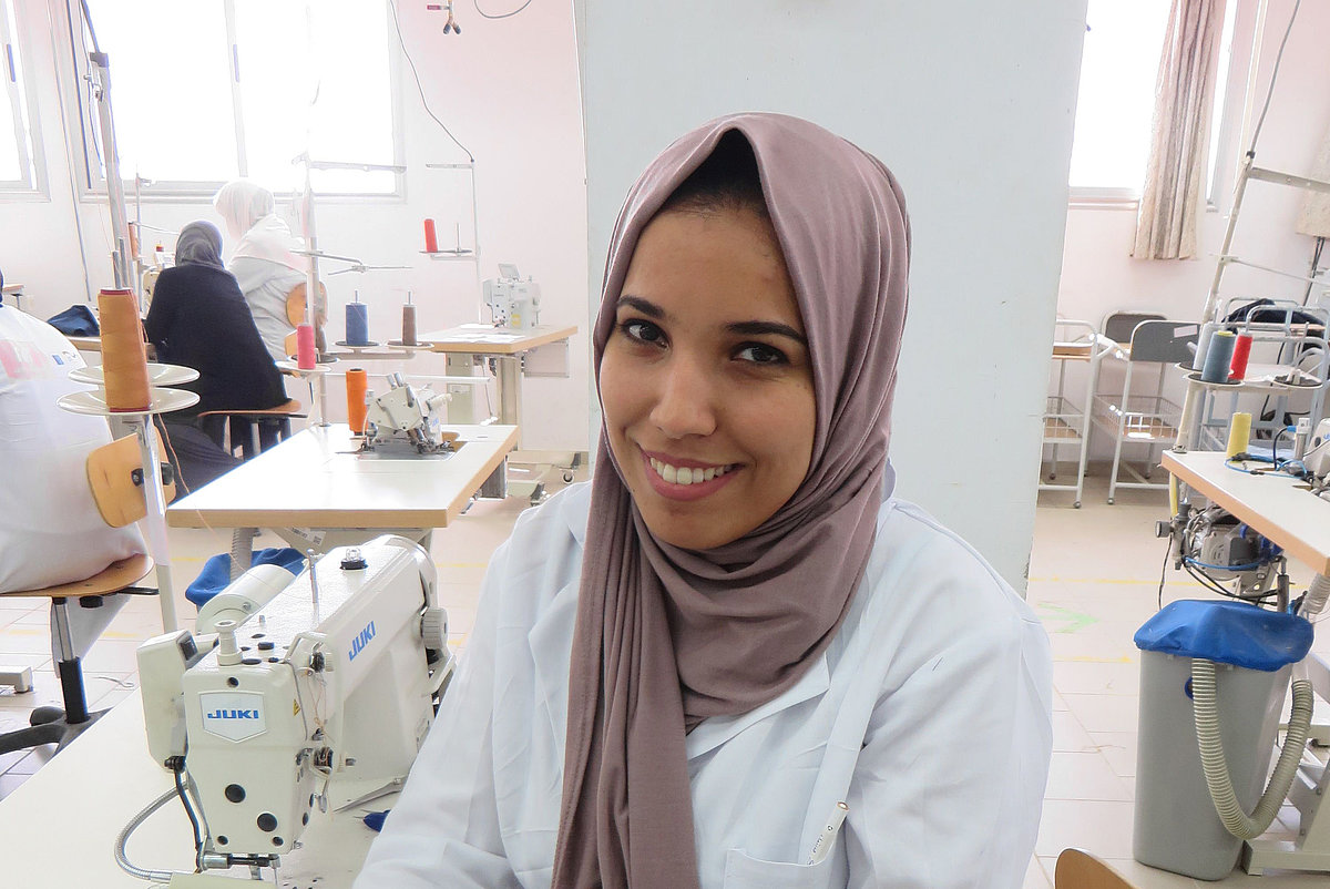 Foto: GIZ: Näh- und Schneidekurse für Frauen 2