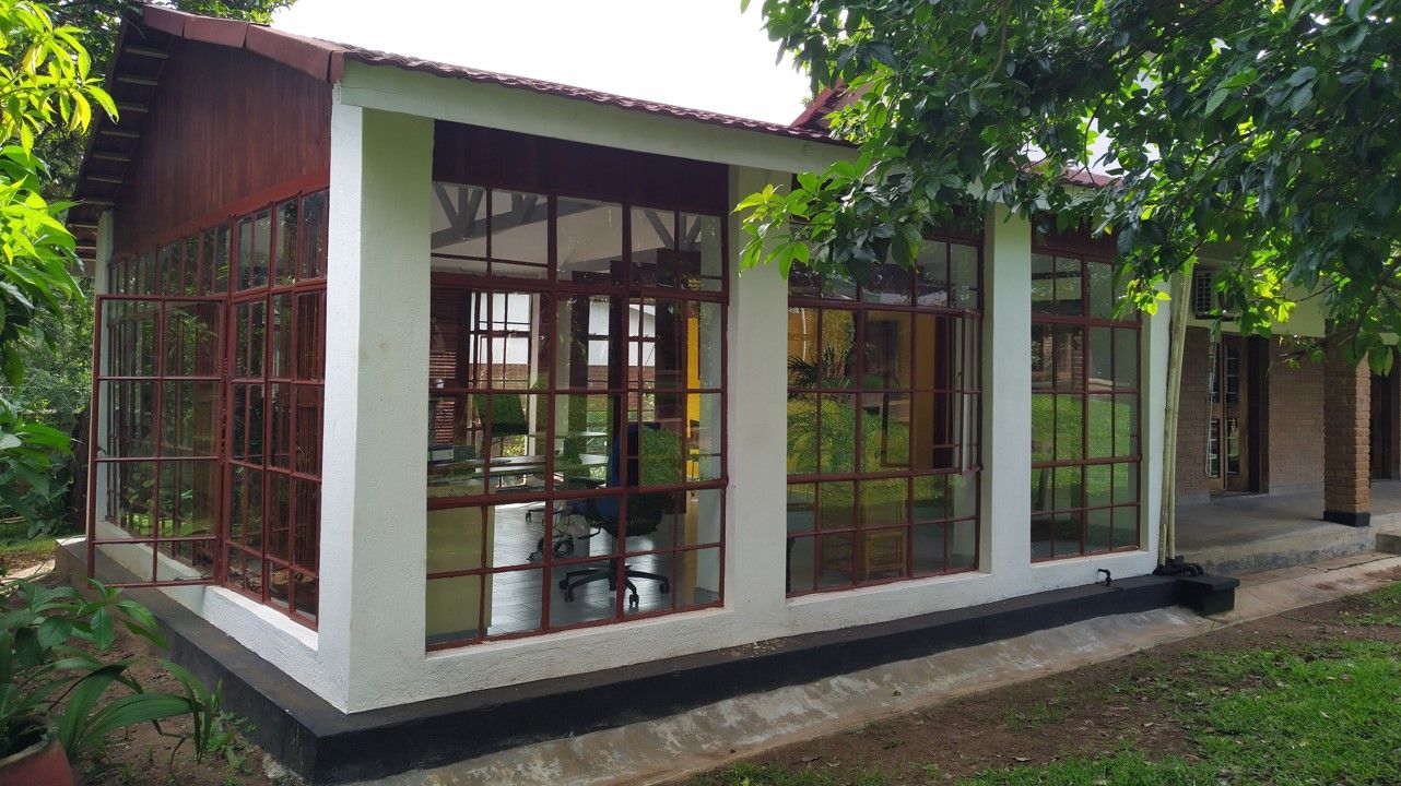 Foto: Sicht auf die Renovierung des GIZ-Landesbüros in Malawi 