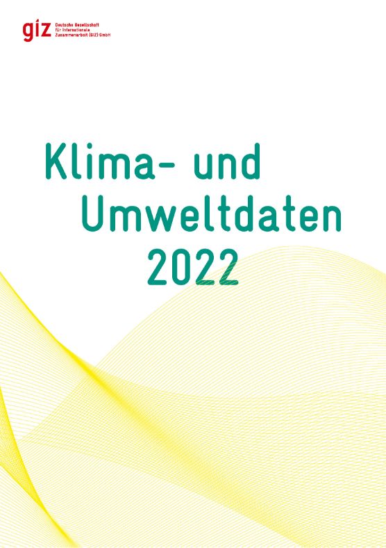 Titelseite: GIZ-Bericht “Klima- und Umweltdaten 2022”