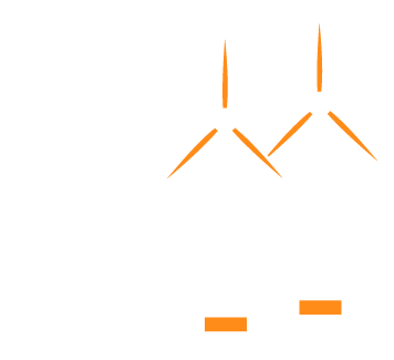 Grafik: Sonne, Solarzellen und Windräder